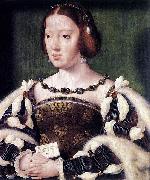 Joos van cleve Portrait of Eleonora oil painting artist